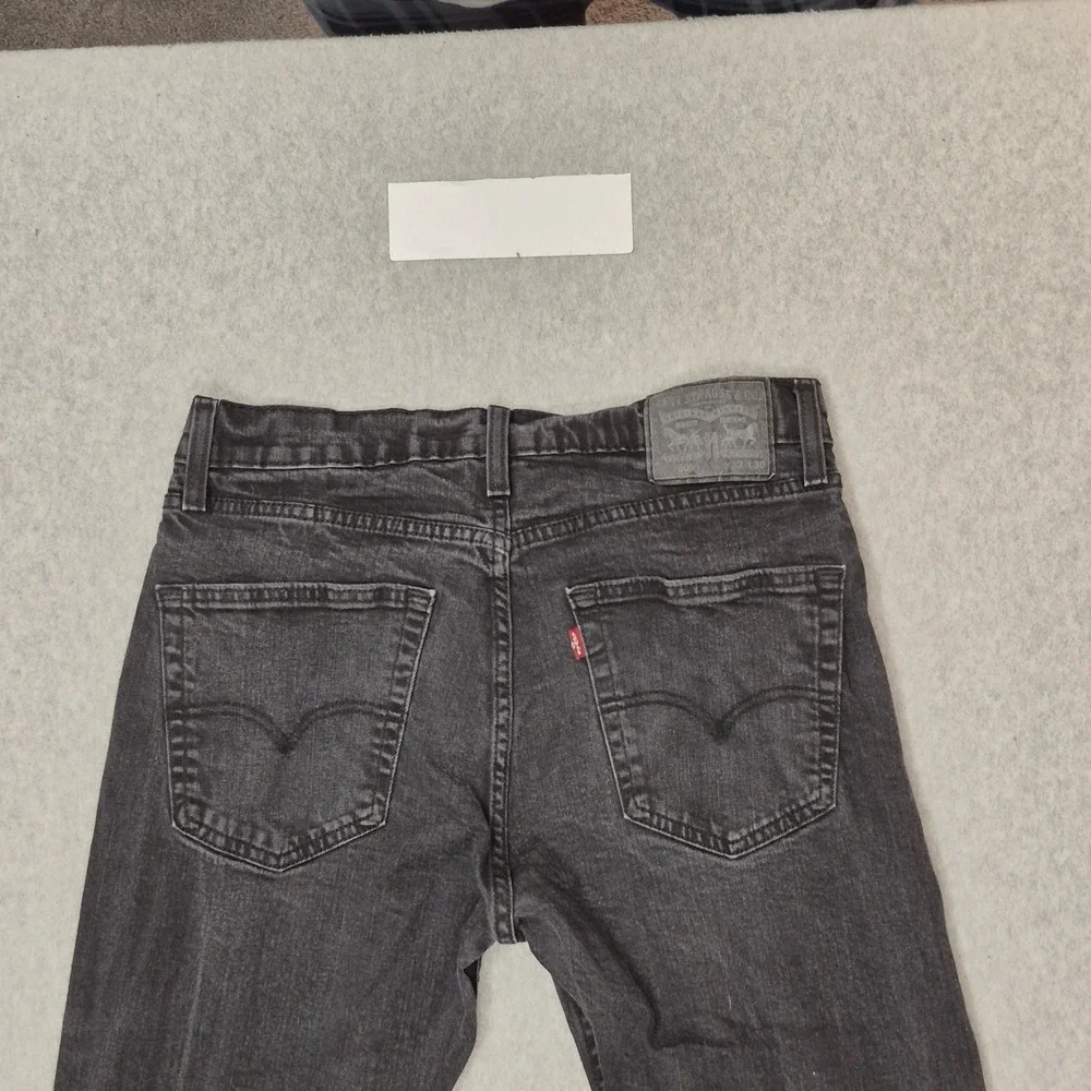 Levi's 505 Men Jeans 32X30 Black Denim Regular Fit